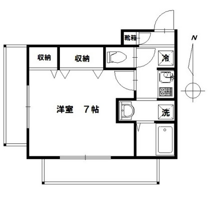 杉並区賃貸マンション・1K