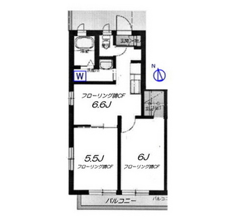 東京都杉並区高円寺南２丁目 賃貸マンション 2DK