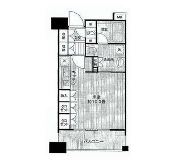 東京都杉並区下高井戸１丁目 賃貸マンション 1R