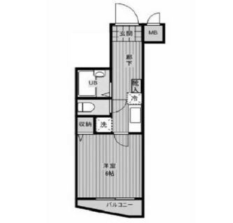 東京都杉並区上高井戸１丁目 賃貸マンション 1K