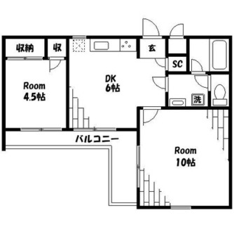 東京都杉並区堀ノ内３丁目 賃貸マンション 2DK