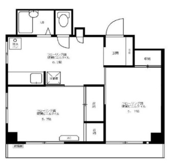 東京都杉並区梅里２丁目 賃貸マンション 2DK